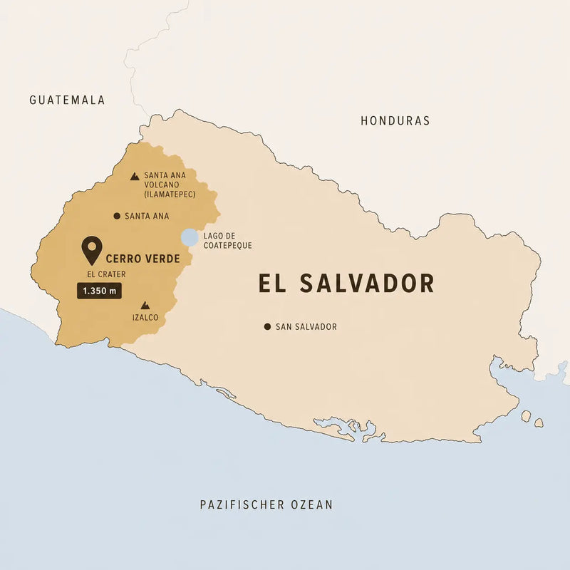 Herkunftskarte El Salvador